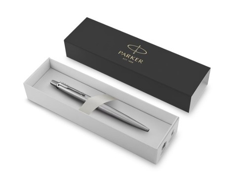 עט פרקר כדורי כסוף JOTTER BALLPOINT PEN (עם קליפס כסף)