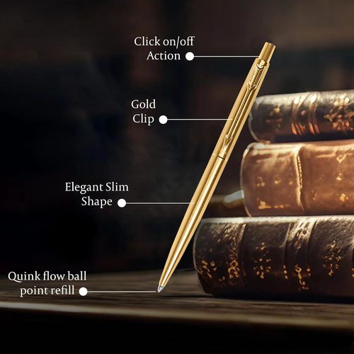 עט כדורי יוקרתי PARKER CLASSIC GOLD GT - זהב מלא