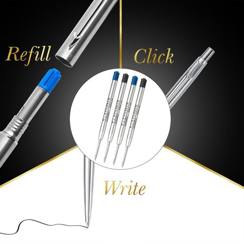 עט כדורי יוקרתי PARKER CLASSIC STAINLES STEEL - כסף מלא