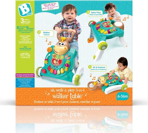 הליכון בי קידס 3ב-1 BKIDS