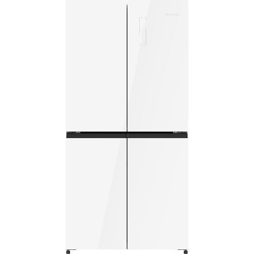 מקרר 4 דלתות 503 ליטר נטו Electra EL5510GW עם מפסק תאורה - גימור זכוכית לבנה אחריות ע"י היבואן הרשמי אלקטרה