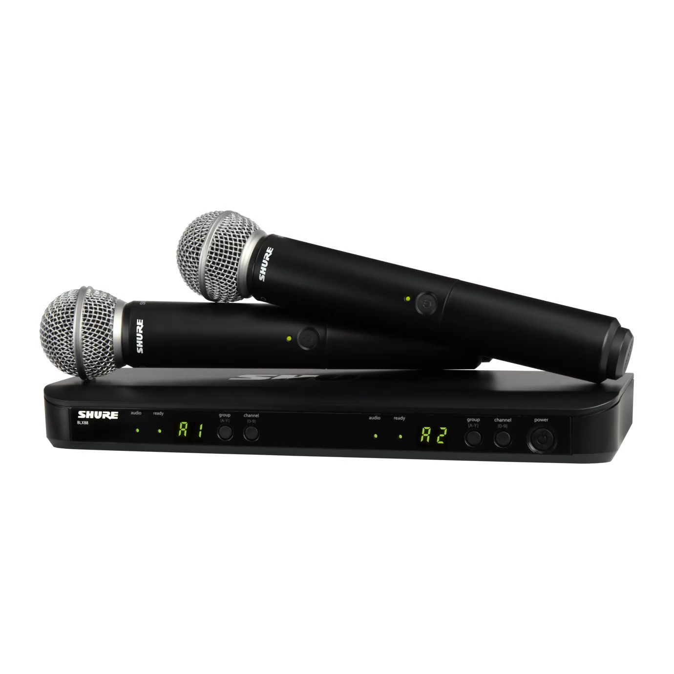 מערכת כפולה של מיקרופון אלחוטי ידני Shure BLX288E/SM58-G18