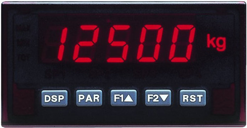 PAXS – תצוגה/בקר שקילה, להתקנה על פנל.