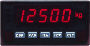 PAXS – תצוגה/בקר שקילה, להתקנה על פנל.