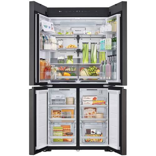 מקרר 4 דלתות 617 ליטר LG R-4D760MDUP Mood UP תאורה מחליפה גוונים !