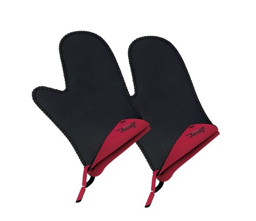 זוג כפפות קצרות קיפול אדום SPRING GRIPS short oven glove