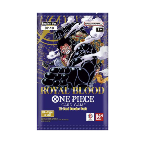 קלפי אספנות וואן פיס (English) One Piece TCG: Royal Blood Booster Box OP-10 - מארז 24 חפיסות (12 קלפים בחפיסה)
