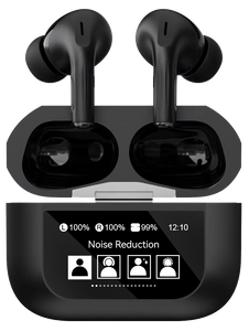 אוזניות אלחוטיות CORAL Shape ANC TWS - צבע שחור
