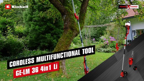 סט גננים משולב 4 אביזרים 36V (גוף בלבד ) EINHELL GE-LM 36/4in1 Li-Solo