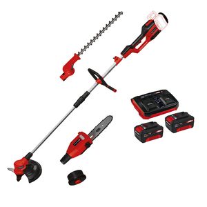 סט גננים משולב 4 אביזרים 36V-  KIT   EINHELL GE-LM 36/4in1 [ 2 סוללות + מטען מהיר ] 