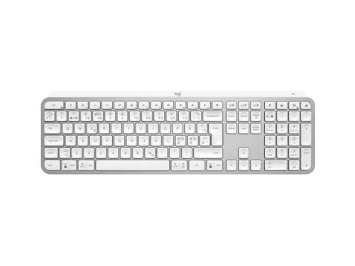 מקלדת אלחוטית Logitech MX Keys S Pale Grey לוג'יטק במלאי