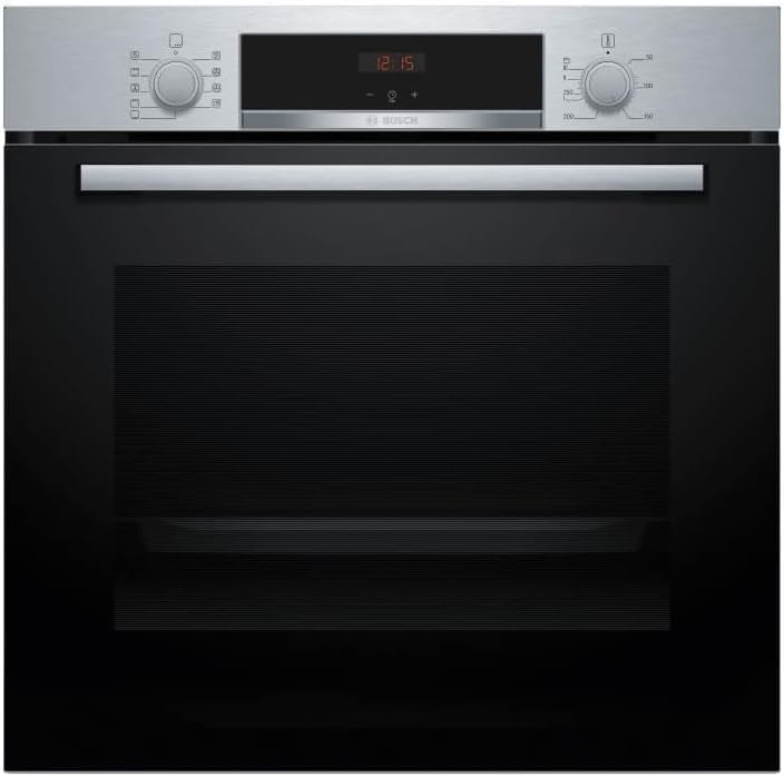תנור בנוי נירוסטה משולב שחור BOSCH HBA534BSO