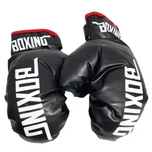 זוג כפפות איגרוף לילדים ונוער Boxing- שחור