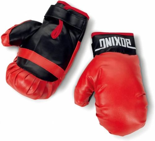 זוג כפפות איגרוף לילדים ונוער Boxing- אדום/שחור