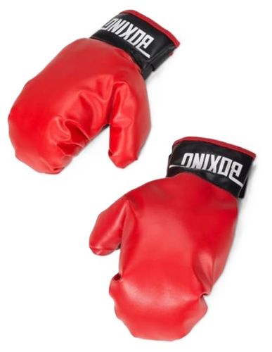 זוג כפפות איגרוף לילדים ונוער Boxing- אדום/שחור