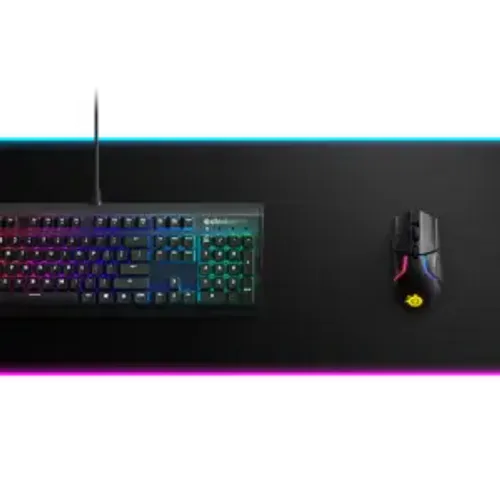 משטח לעכבר גיימינג SteelSeries QcK Prism Cloth RGB XL 900x300x4