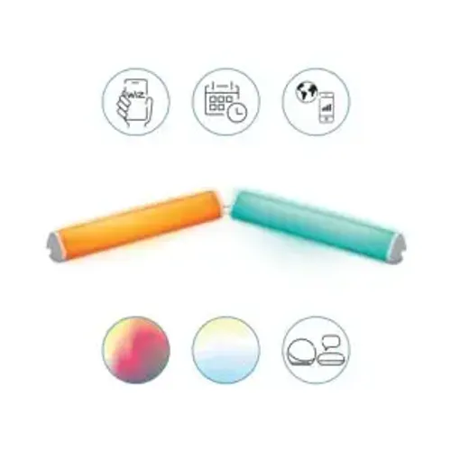 גוף תאורה ליניארי כפול Wi-Fi Bar Linear Light Dual לבן