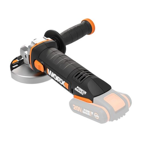 משחזת זווית WORX 20V 4.5 גוף בלבד