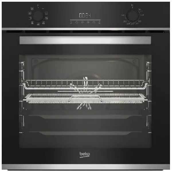 תנור בנוי 72 ליטר עם AirFry דגם Beko BBIM13303X בקו שחור עם נירוסטה