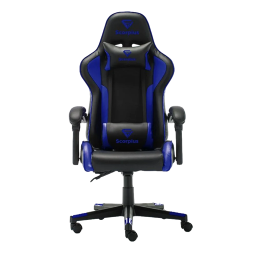 מושב גיימינג SCORPIUS LIFE שחור כחול