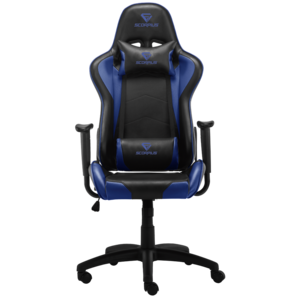 מושב גיימינג SCORPIUS GAMER BLUE שחור כחול