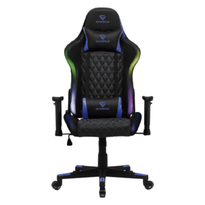 מושב גיימינג SCORPIUS LIGHTNING BLUE שחור כחול