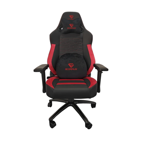 מושב גיימינג שחור/אדום SCORPIUS PROFESSIONAL