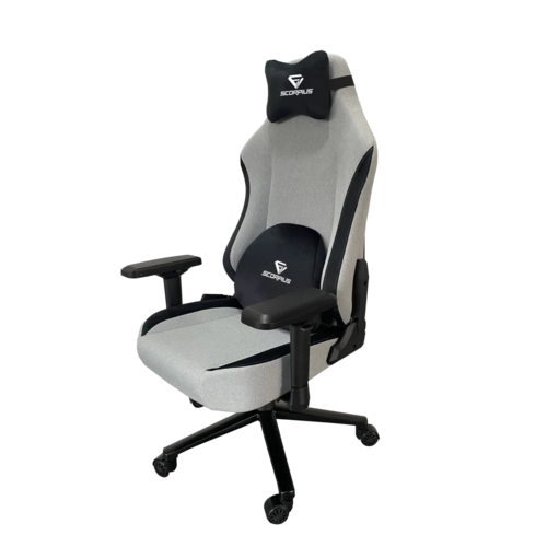 מושב גיימינג בד-אפור בהיר SCORPIUS PERFORMANCE