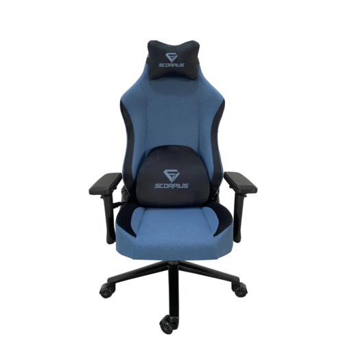 מושב גיימינג בד-כחול SCORPIUS PERFORMANCE
