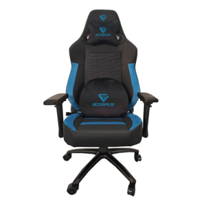 מושב גיימינג שחור/כחול SCORPIUS PROFESSIONAL