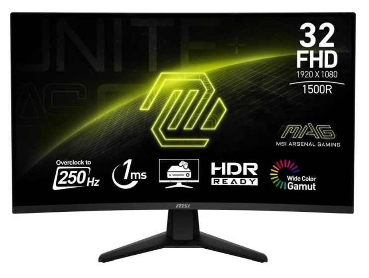 מסך מחשב גיימינג "MSI MAG 32C6X 32