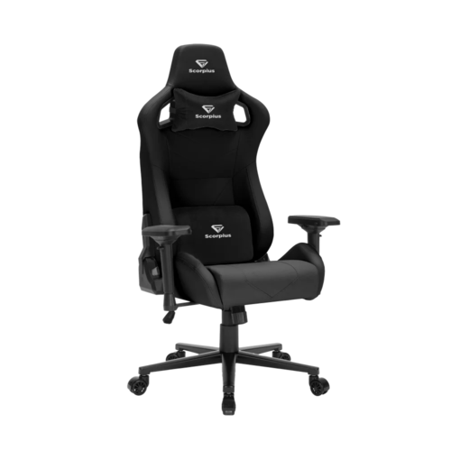 מושב גיימינג DELUXEPRO מבית SCORPIUSD בצבע שחור