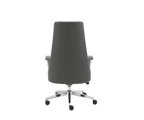 מושב עור ארגונומי בצבע אפור דגם MB-323E מבית MIRACASE