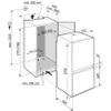 מקרר אינטגרלי מקפיא תחתון ליבהר  LIEBHERR דגם ICNSE5103  ***מתצוגה***