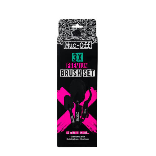 סט 3 מברשות לניקוי מאק אוף - MUC-OFF 3X PREMIUM BRUSH SET