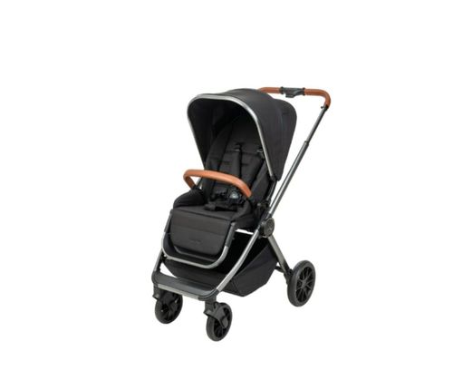 עגלת ספורטליין 2024-CIELO PRO LUXURY צבע שחור - ידית חומה