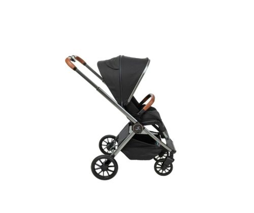 עגלת ספורטליין 2024-CIELO PRO LUXURY צבע שחור - ידית חומה