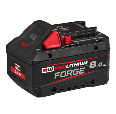 סוללת ליתיום 8 אמפר 18V 8AH סדרת FORGE דגם M18FB8 מילווקי Milwaukee