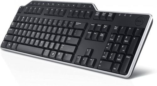 מקלדת חוטית - DELL KB-522 WIRED BUSINESS MULTIMEDIA USB KEYBOARD דל