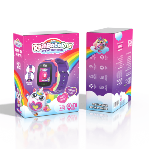 שעון חכם KidiWatch ריינבוקורן 4G