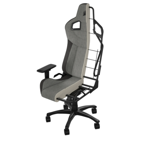 כיסא גיימינג בד CORSAIR T3 RUSH 2023 Fabric Charcoal/Grey