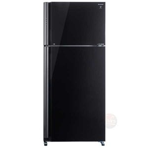 מקרר מקפיא עליון 588 ליטר Sharp SJ-5878BK זכוכית שחורה