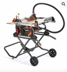 מסור שולחן דגם -  +Evolution Tools Power Tools R255TBLX+ כולל עגלה - 1800W - החזק והמקצועי !