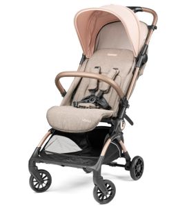 טיולון Volo סופר קומפקטי וקליל (רק 5.4 ק"ג) מגיל לידה ועד 22 ק"ג עם תיק נשיאה ואישור עליה למטוס - ורוד מוזהב