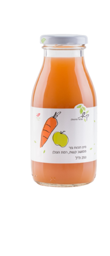 מיץ תפוח גזר - קשת 250 מ