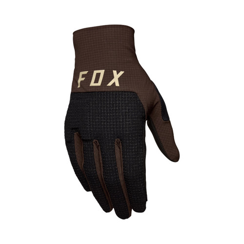 כפפות רכיבה פוקס חום / שחור - FOX FLEXAIR PRO V25