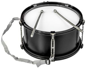 תוף מצעדים עם רצועת נשיאה (אדום או שחור)