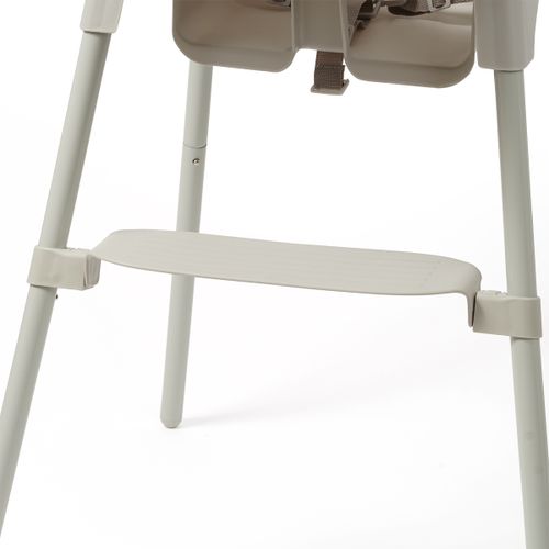 כיסא אוכל 2 גבהים עם מגש נשלף ומנח רגליים עם 2 מצבים - לבן מט