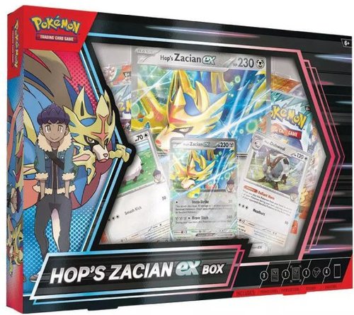 מארז קלפי פוקימון קלפים Pokémon Hop’s Zacian EX Box TCG