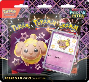 מארז קלפי פוקימון – Paldean Fates Tech Sticker Collection